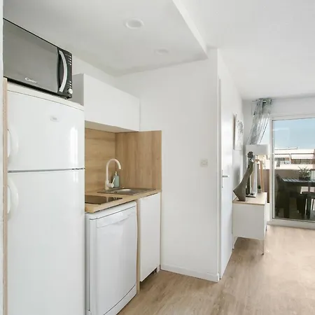 Appartement T3 Terrasse Vue Sur Mer, Piscine, Parking, Wifi Et Clim Sete Exterior photo