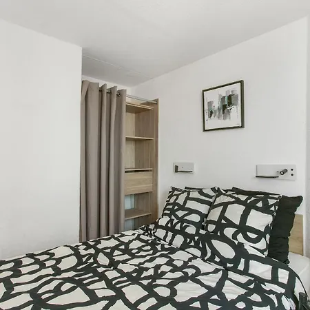 Appartement T3 Terrasse Vue Sur Mer, Piscine, Parking, Wifi Et Clim Sete Exterior photo