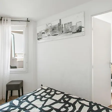 Appartement T3 Terrasse Vue Sur Mer, Piscine, Parking, Wifi Et Clim Sete Exterior photo