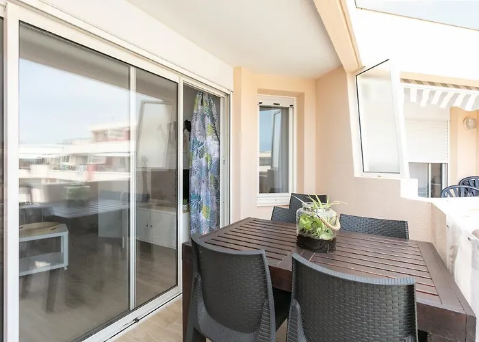 Appartement T3 Terrasse Vue Sur Mer, Piscine, Parking, Wifi Et Clim